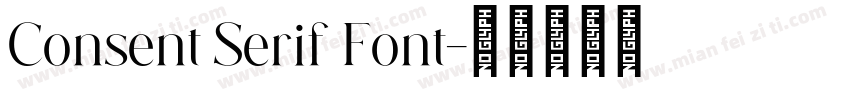 Consent Serif Font字体转换